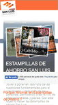 Mobile Screenshot of estampillasdeahorro.sanluis.gov.ar