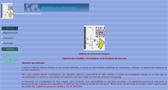 Desktop Screenshot of feriadeciencias.sanluis.gov.ar